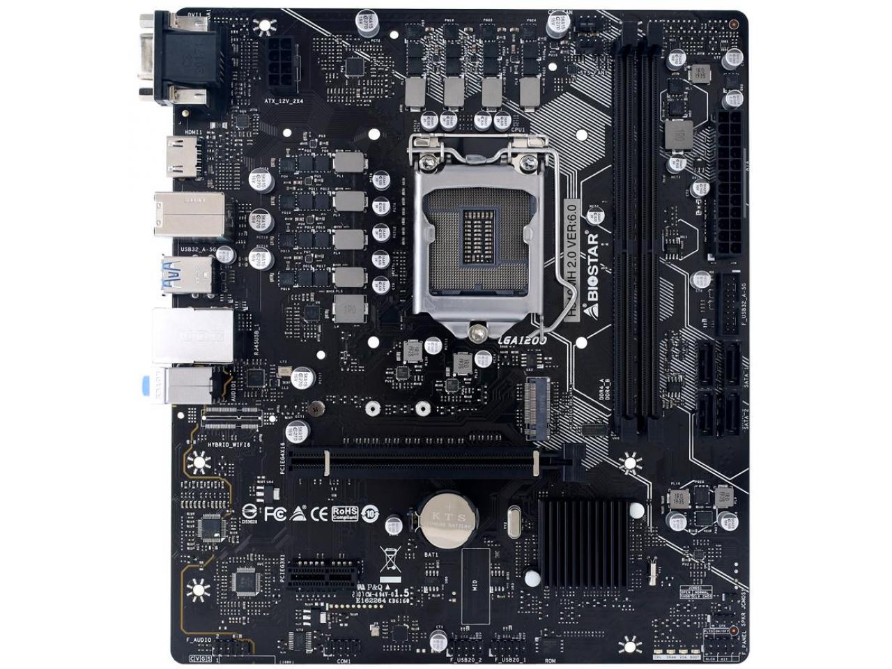 Placa Mãe Biostar H510MH 2 0 Intel H510 LGA 1200 M 2 H510MH 2 0