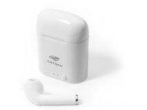 Headset  Fone de ouvido C3Tech Intra Auricular Bluetooth 5.0 c/ Microfone EP-TWS-20WH - Branco