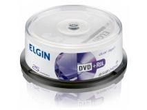 Mídia Mídia Tubo de Mídia Elgin DVD+R DL 8X 240min 25 unidades