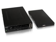 Case Externo HDD 2.5 Gaveta interna USB 2.0 para HD Sata 2.5 + Leitor de Cartões - Comtac
