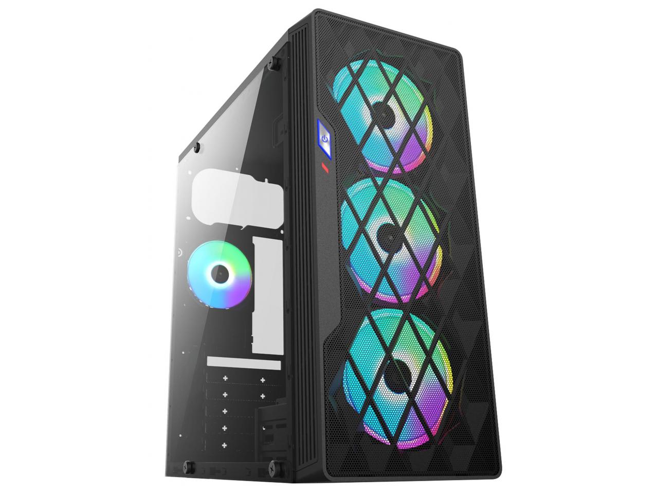Gabinete Bluecase Gamer BG-037, Lateral em Vidro Temperado, Mid Tower ...