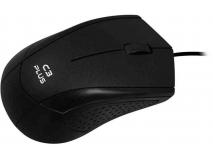 Mouse USB Mouse C3Plus MS-27BK Óptico 1000dpi USB Preto