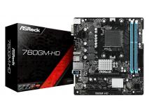 Placa Mãe AMD Socket AM3+ Placa Mãe ASRock 760GM-HD (Socket AM3+/AMD 760G/DDR3)
