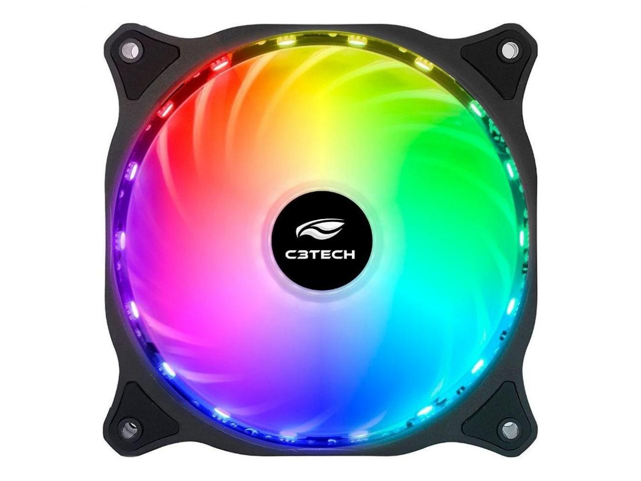FAN Cooler C3Tech 120mm LED RGB F9-L150RGB