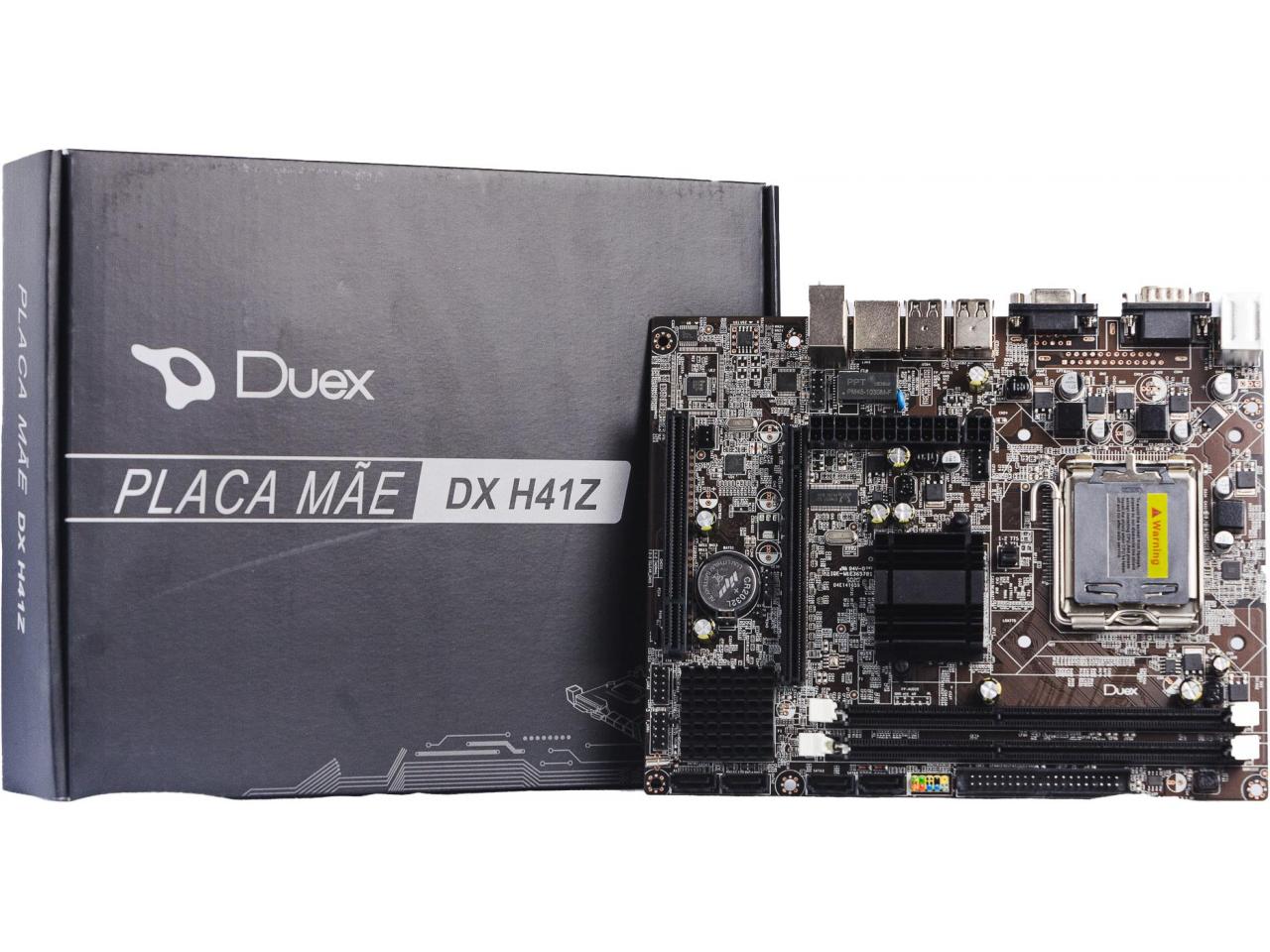 Placa Mãe Duex DX-H41Z (Socket 775/Intel G41)